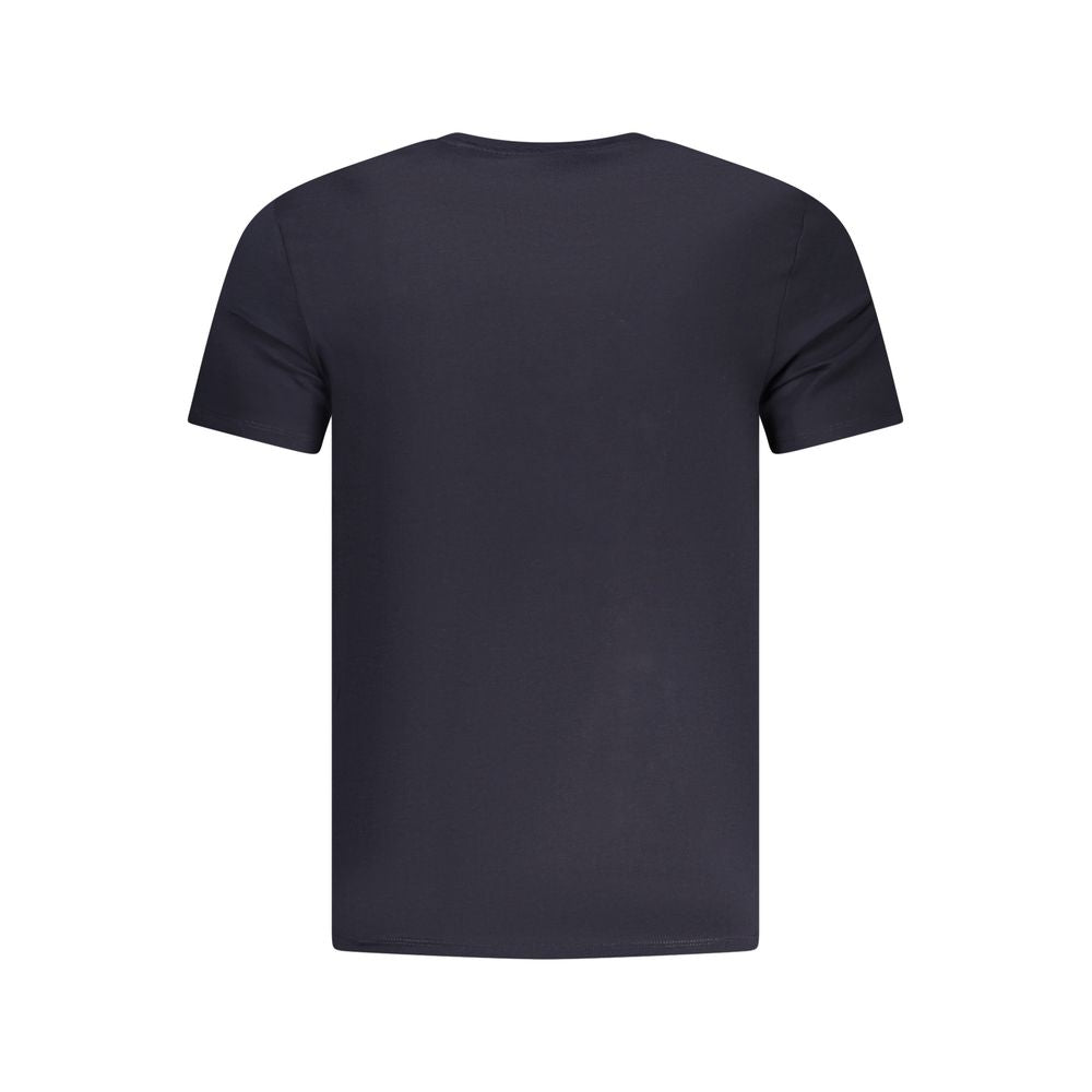 Guess Jeans Blue Organic Cotton Men's T-Shirt - Luxury Boutique Co