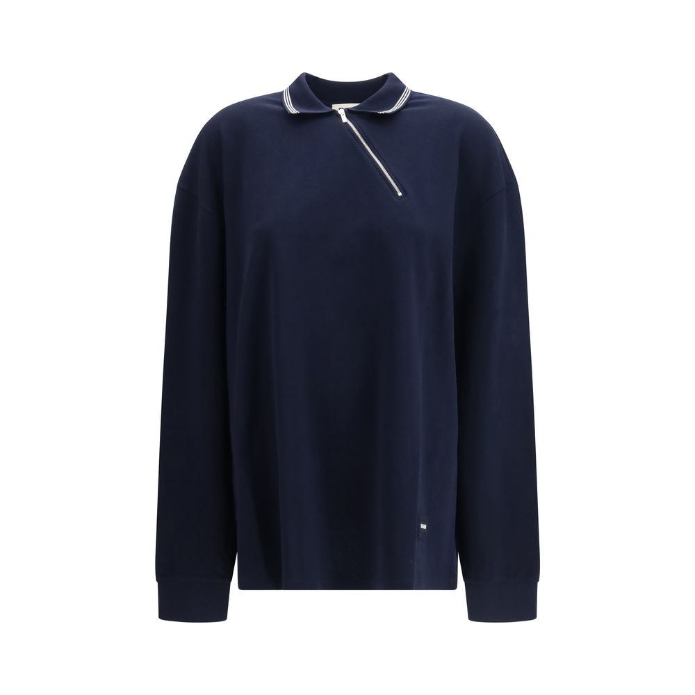 Miu Miu Blue Cotton Polo Shirt - Luxury Boutique Co
