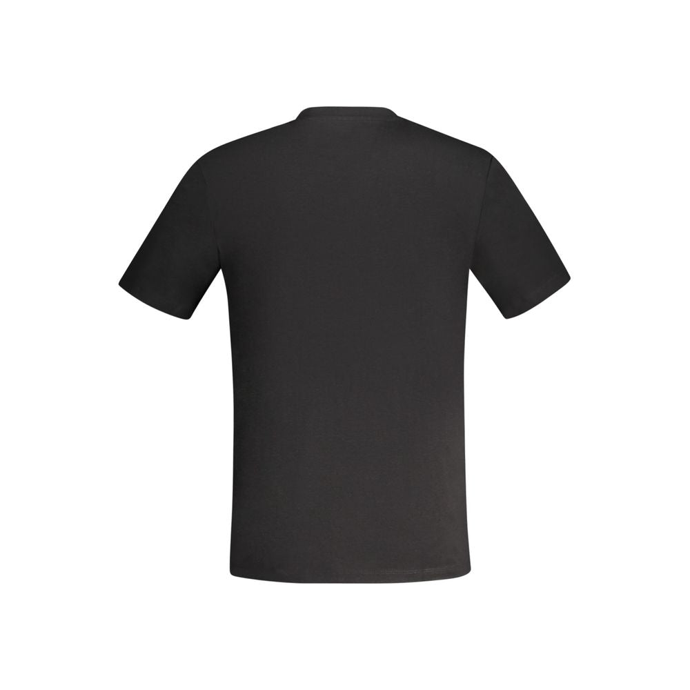 Guess Jeans Black Cotton Men's T-Shirt - Luxury Boutique Co