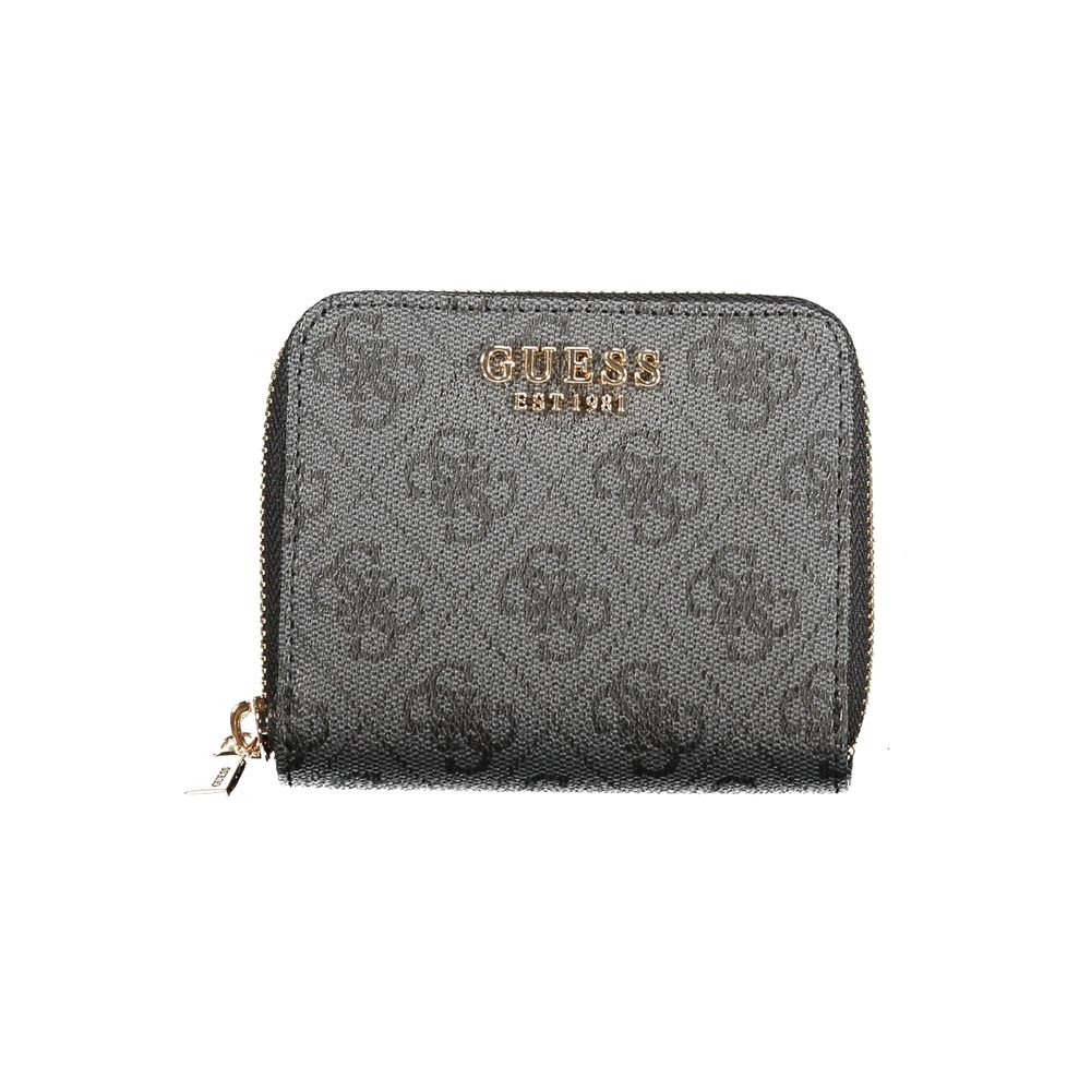 Guess Jeans Black Polyethylene Women Wallet - Luxury Boutique Co