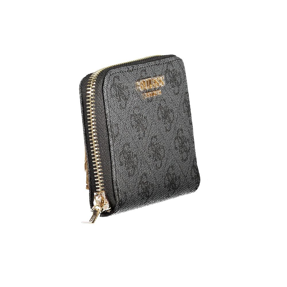 Guess Jeans Black Polyethylene Women Wallet - Luxury Boutique Co