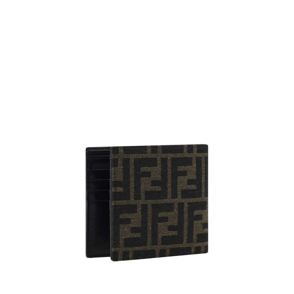 Fendi Brown Calf Leather Bos Taurus Wallet - Luxury Boutique Co