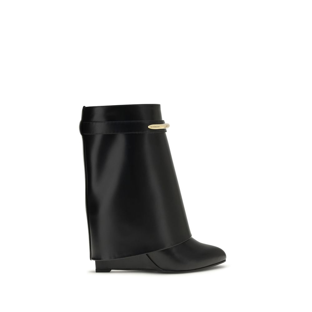 Givenchy Black Calf Leather Bos Taurus Ankle Boots - Luxury Boutique Co