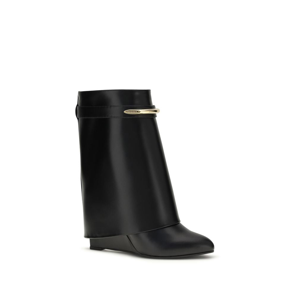 Givenchy Black Calf Leather Bos Taurus Ankle Boots - Luxury Boutique Co