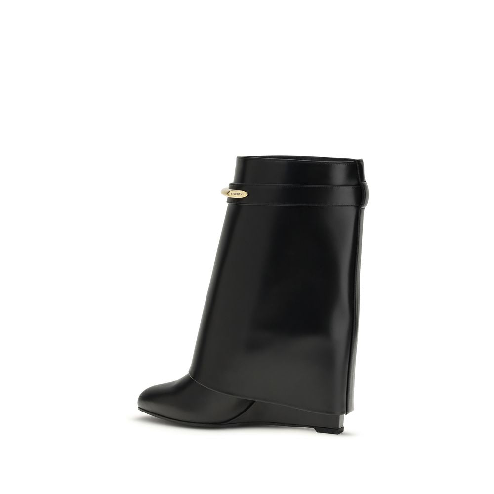Givenchy Black Calf Leather Bos Taurus Ankle Boots - Luxury Boutique Co