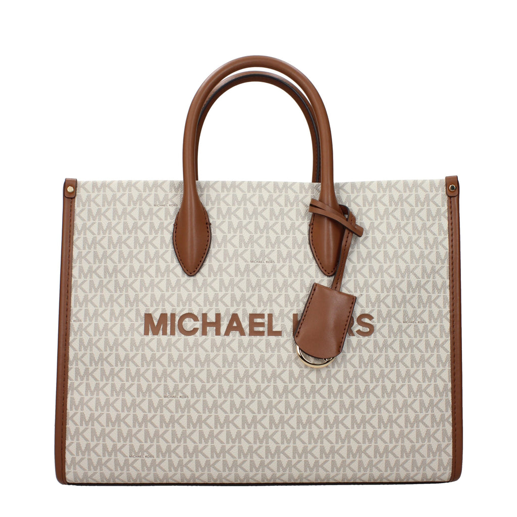 Michael Kors Beige Fabric Handbag - Luxury Boutique Co