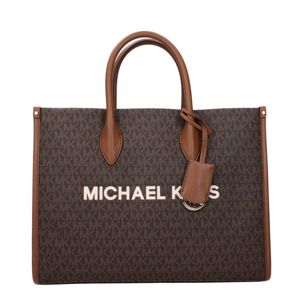 Michael Kors Brown Fabric Handbag - Luxury Boutique Co
