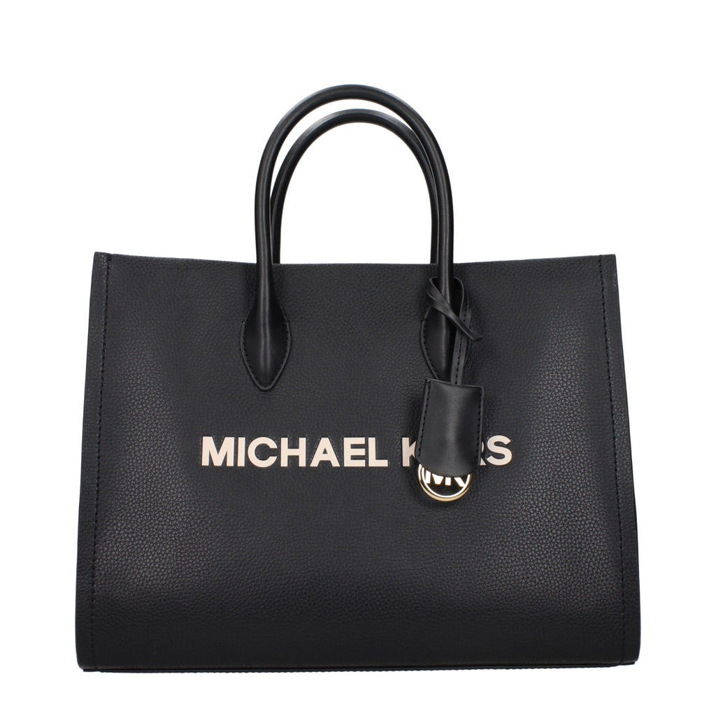 Michael Kors Black Leather Handbag - Luxury Boutique Co
