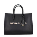 Michael Kors Black Leather Handbag - Luxury Boutique Co