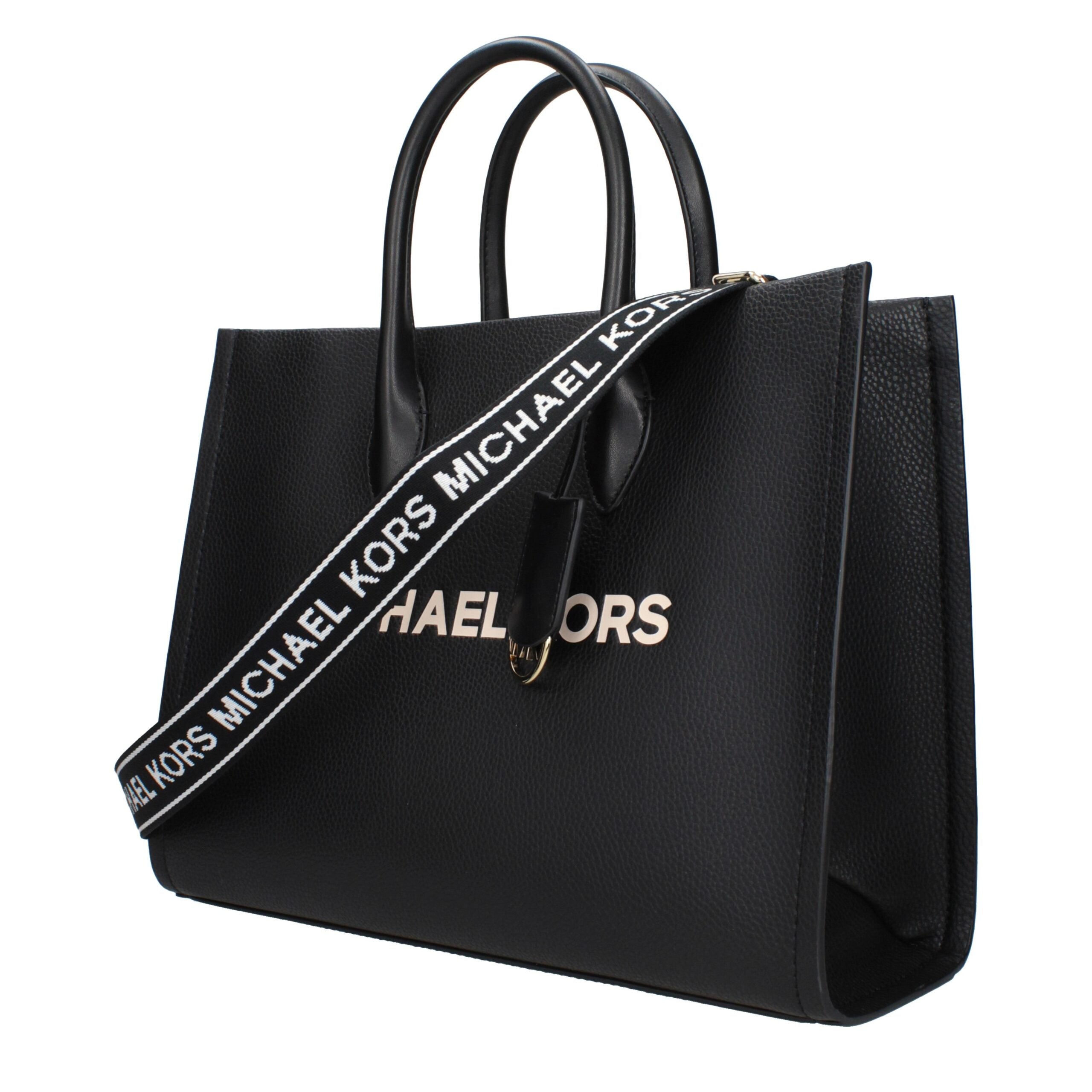 Michael Kors Black Leather Handbag - Luxury Boutique Co