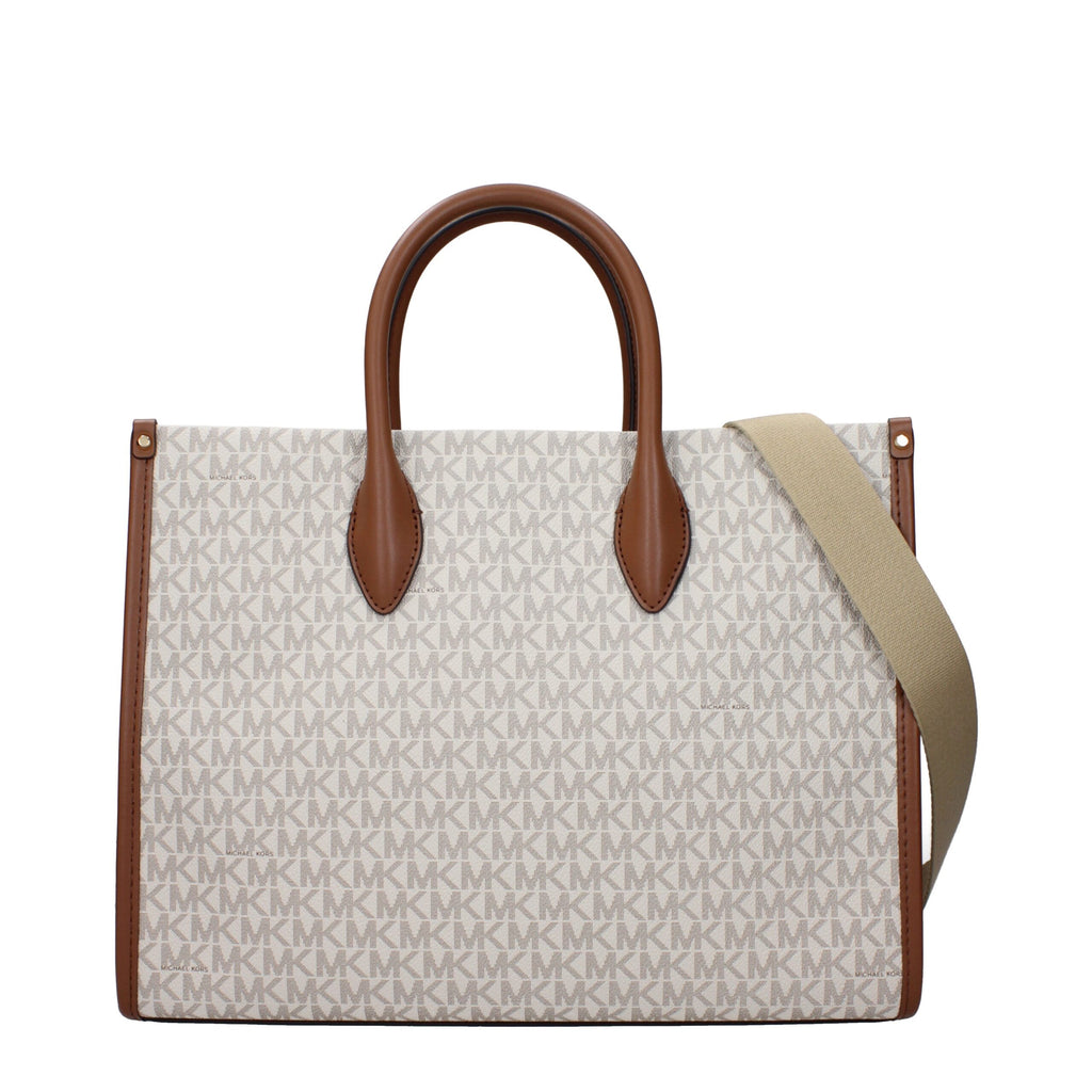 Michael Kors Beige Fabric Handbag - Luxury Boutique Co
