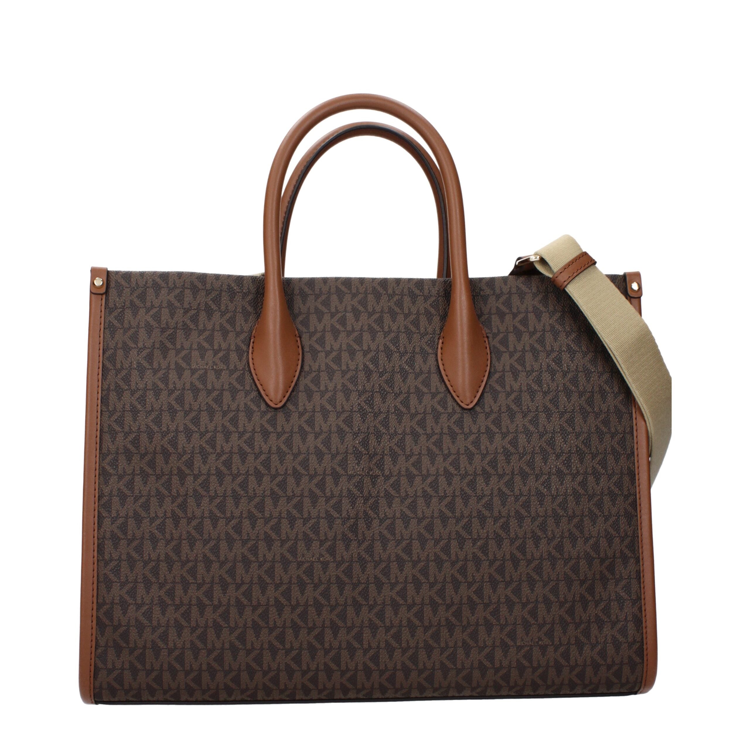 Michael Kors Brown Fabric Handbag - Luxury Boutique Co