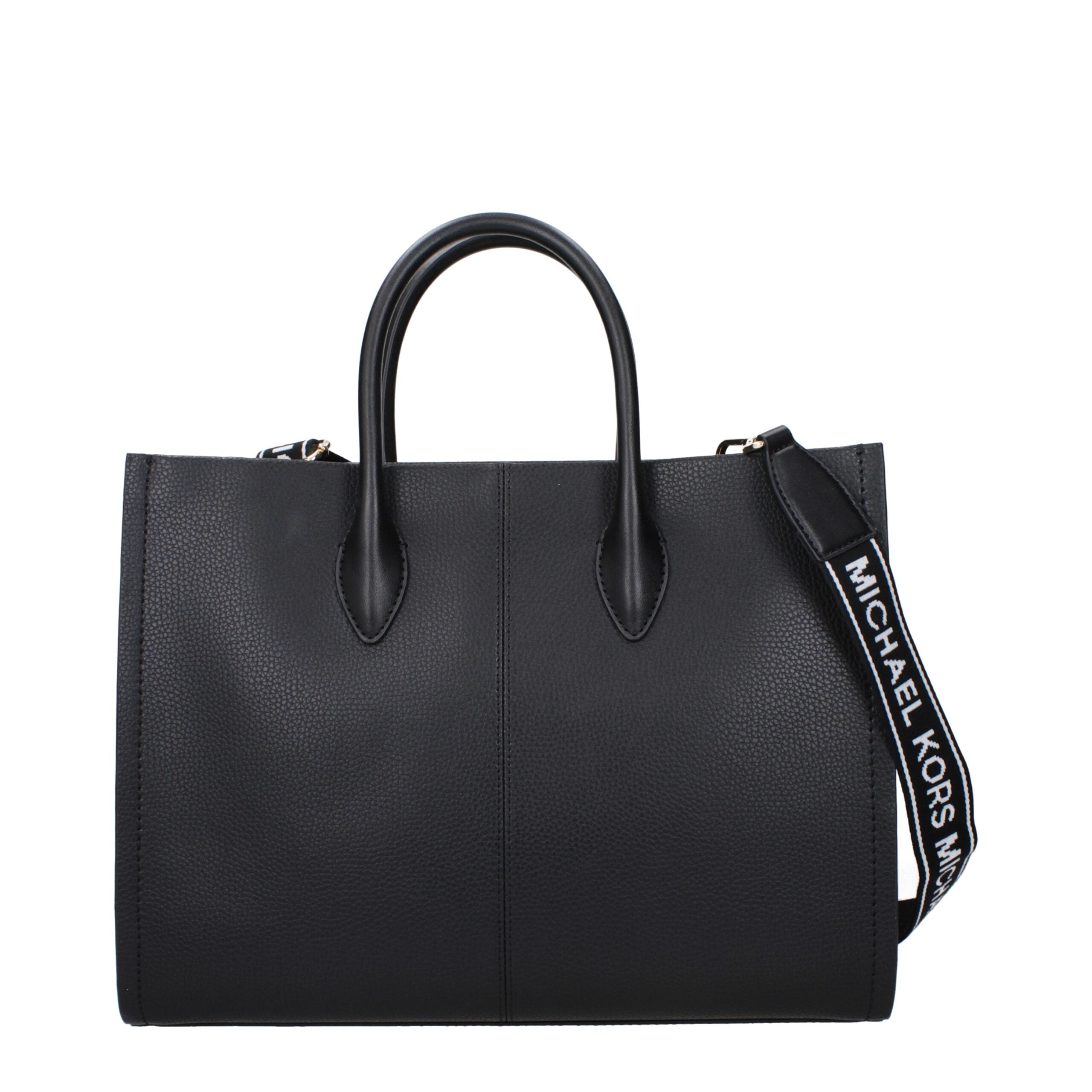 Michael Kors Black Leather Handbag - Luxury Boutique Co