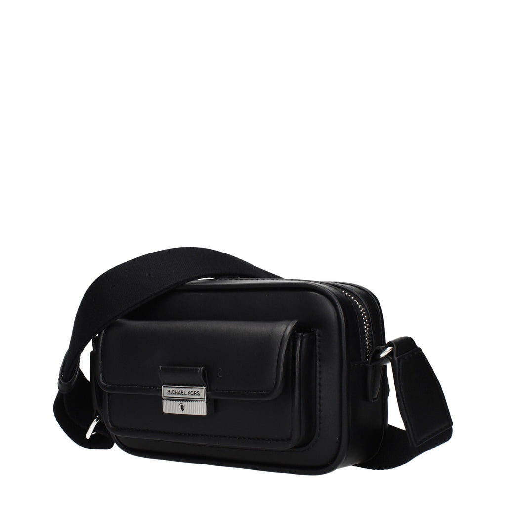 Michael Kors Black Leather Crossbody Bag - Luxury Boutique Co