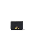 Balenciaga Black Lamb Leather Cardholder - Luxury Boutique Co
