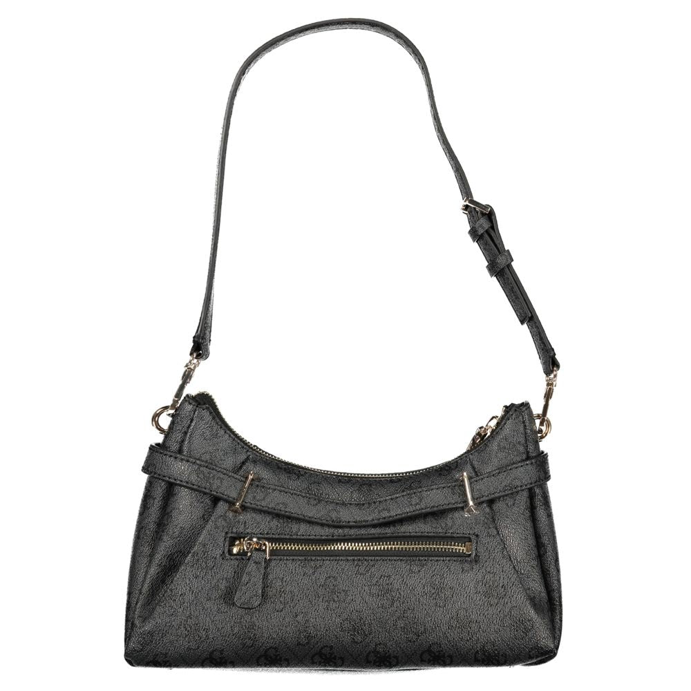 Bolso de mano para mujer Guess Jeans Nero de poliuretano