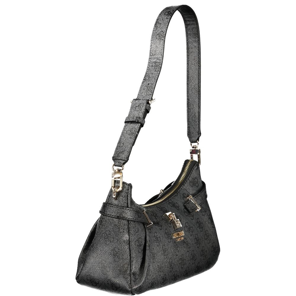 Bolso de mano para mujer Guess Jeans Nero de poliuretano