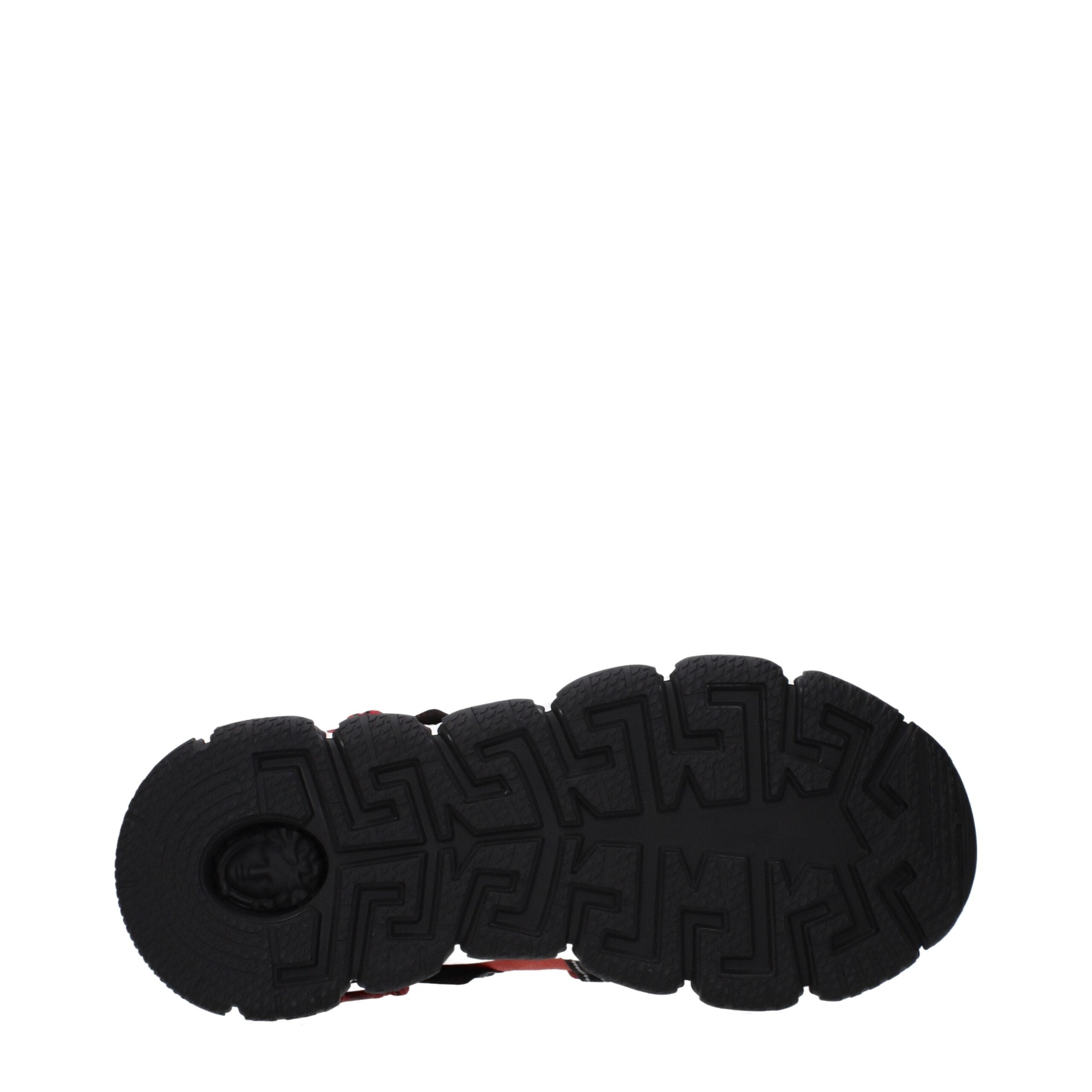 Versace Gray Leather Chunky Sneakers - Luxury Boutique Co