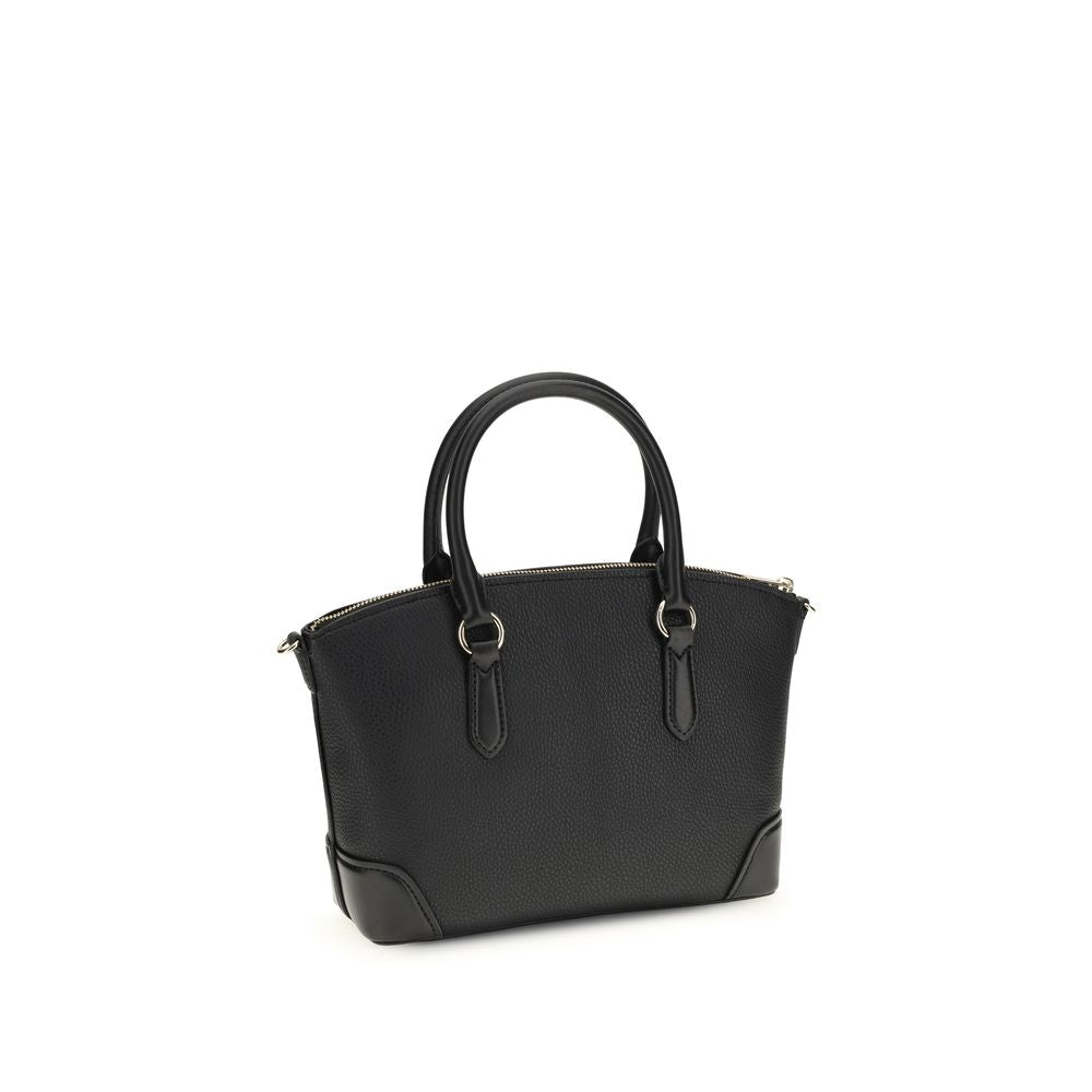 Michael Kors Black Calf Leather Bos Taurus Handbag - Luxury Boutique Co