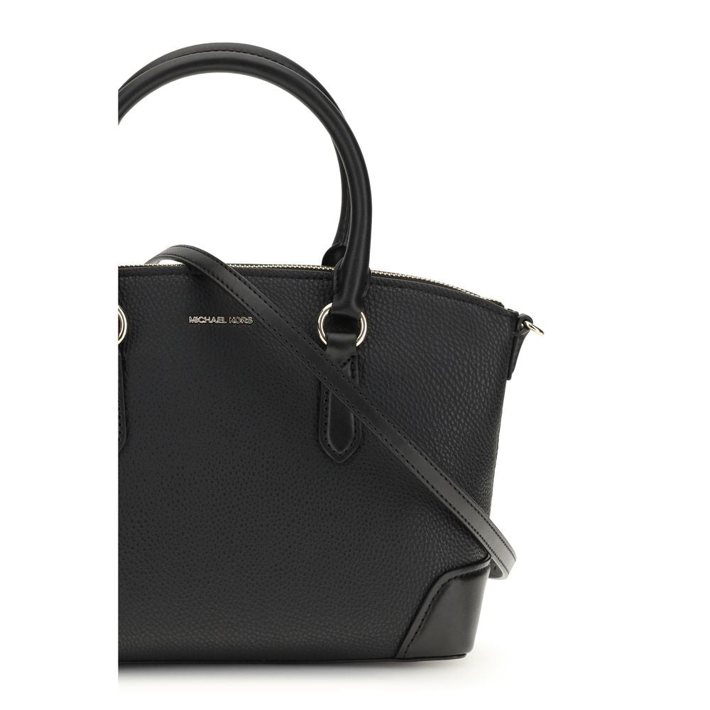 Michael Kors Black Calf Leather Bos Taurus Handbag - Luxury Boutique Co
