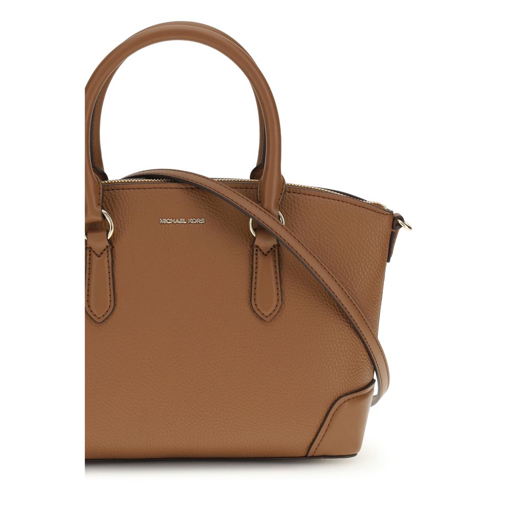 Michael Kors Brown Calf Leather Bos Taurus Handbag - Luxury Boutique Co
