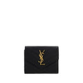 Saint Laurent Black Calf Leather Bos Taurus Wallet - Luxury Boutique Co