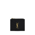 Saint Laurent Black Calf Leather Bos Taurus Wallet - Luxury Boutique Co
