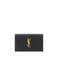Saint Laurent Black Calf Leather Bos Taurus Clutch Bag - Luxury Boutique Co