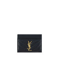 Saint Laurent Black Lamb Ovis Aries Aries Wallet - Luxury Boutique Co