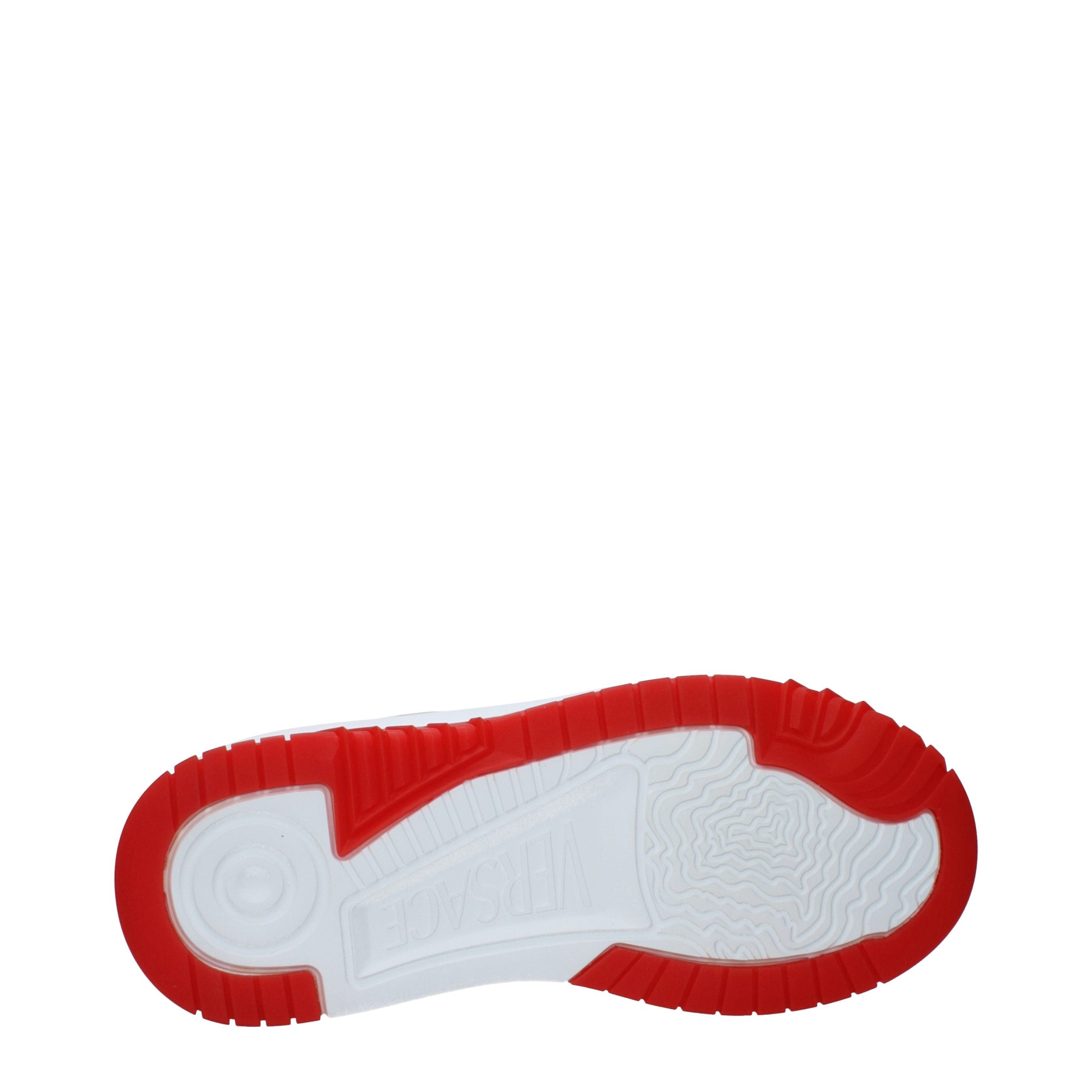Versace White Leather Athletic Sneakers - Luxury Boutique Co