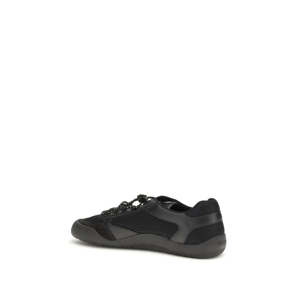 Prada Black Polyester Athletic Sneakers - Luxury Boutique Co