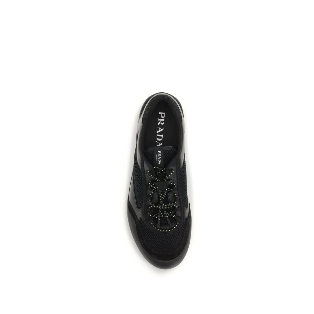 Prada Black Polyester Athletic Sneakers - Luxury Boutique Co