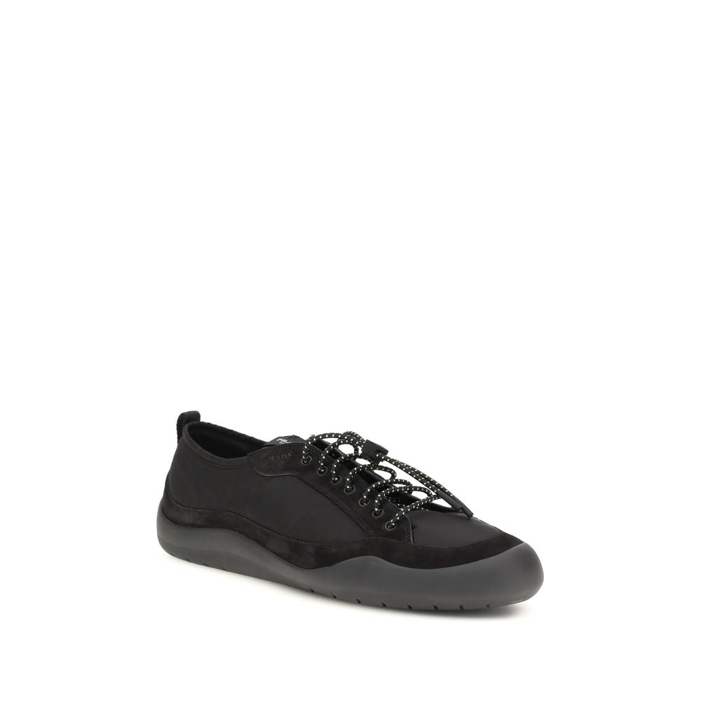Prada Black Recycled Polyamide Athletic Sneakers - Luxury Boutique Co
