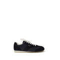 Prada Blue Calf Leather Bos Taurus Athletic Sneakers - Luxury Boutique Co