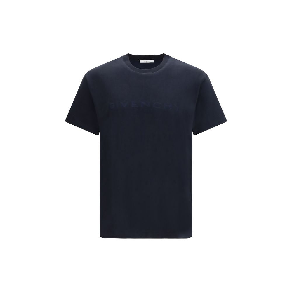 Givenchy Blue Cotton T-Shirt - Luxury Boutique Co
