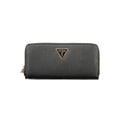 Guess Jeans Black Polyurethane Women Wallet - Luxury Boutique Co