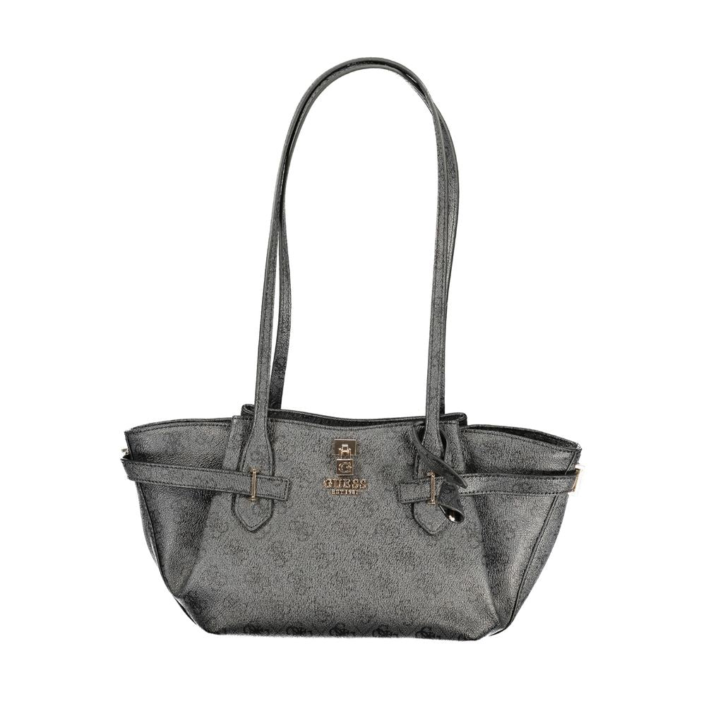 Guess Jeans Black Polyurethane Women's Handbag - Luxury Boutique Co