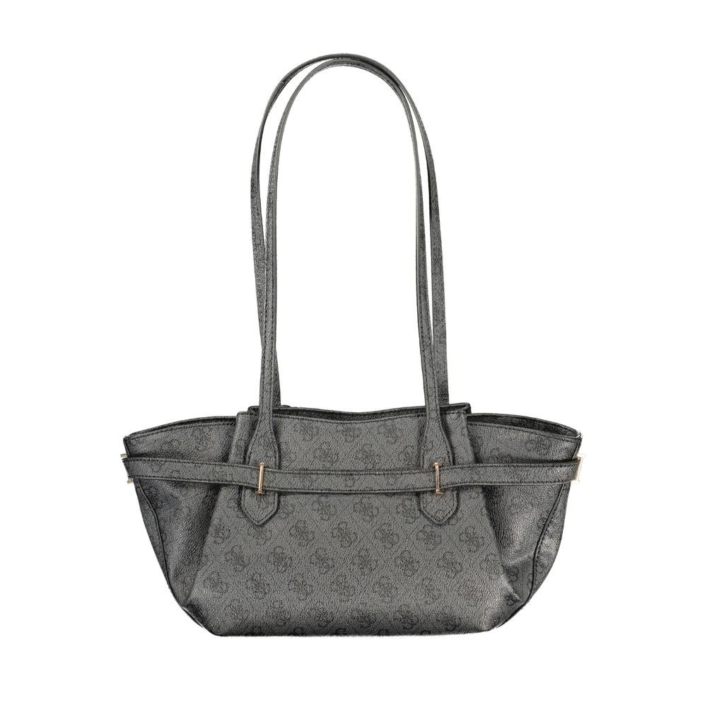 Guess Jeans Black Polyurethane Women's Handbag - Luxury Boutique Co