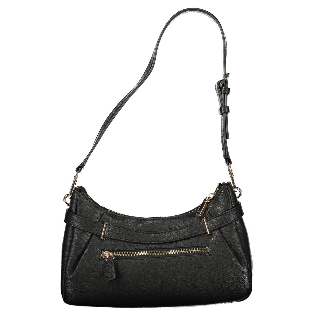 Guess Jeans Black Polyurethane Women Handbag - Luxury Boutique Co
