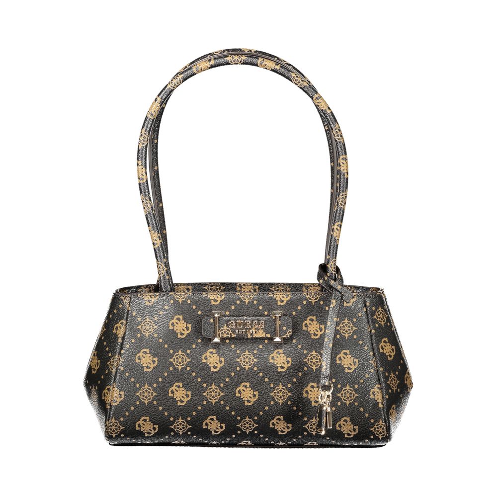 Guess Jeans Marrone Poliuretano Women Handbag - Luxury Boutique Co