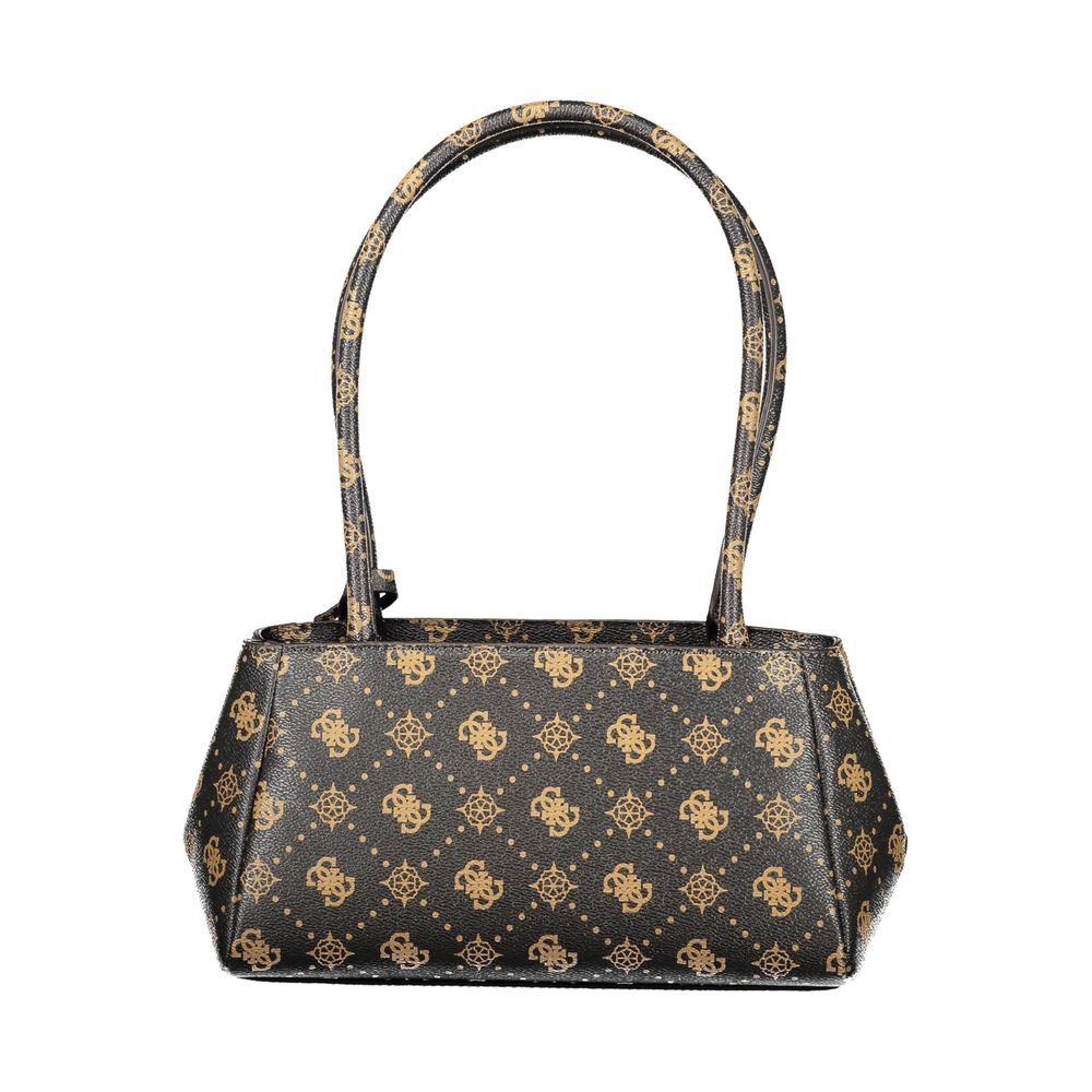 Guess Jeans Marrone Poliuretano Women Handbag - Luxury Boutique Co