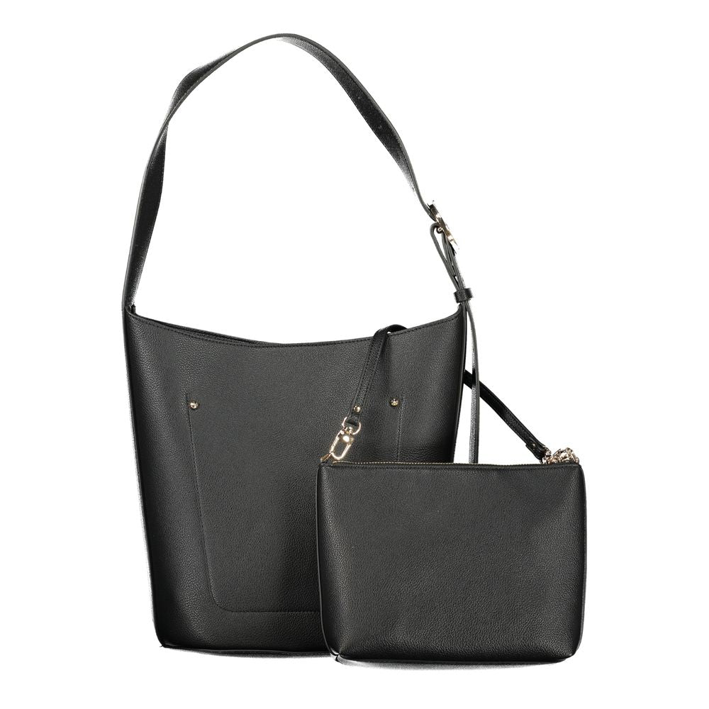 Guess Jeans Black Polyurethane Women Handbag - Luxury Boutique Co