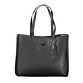 Guess Jeans Black Polyurethane Women's Handbag - Luxury Boutique Co