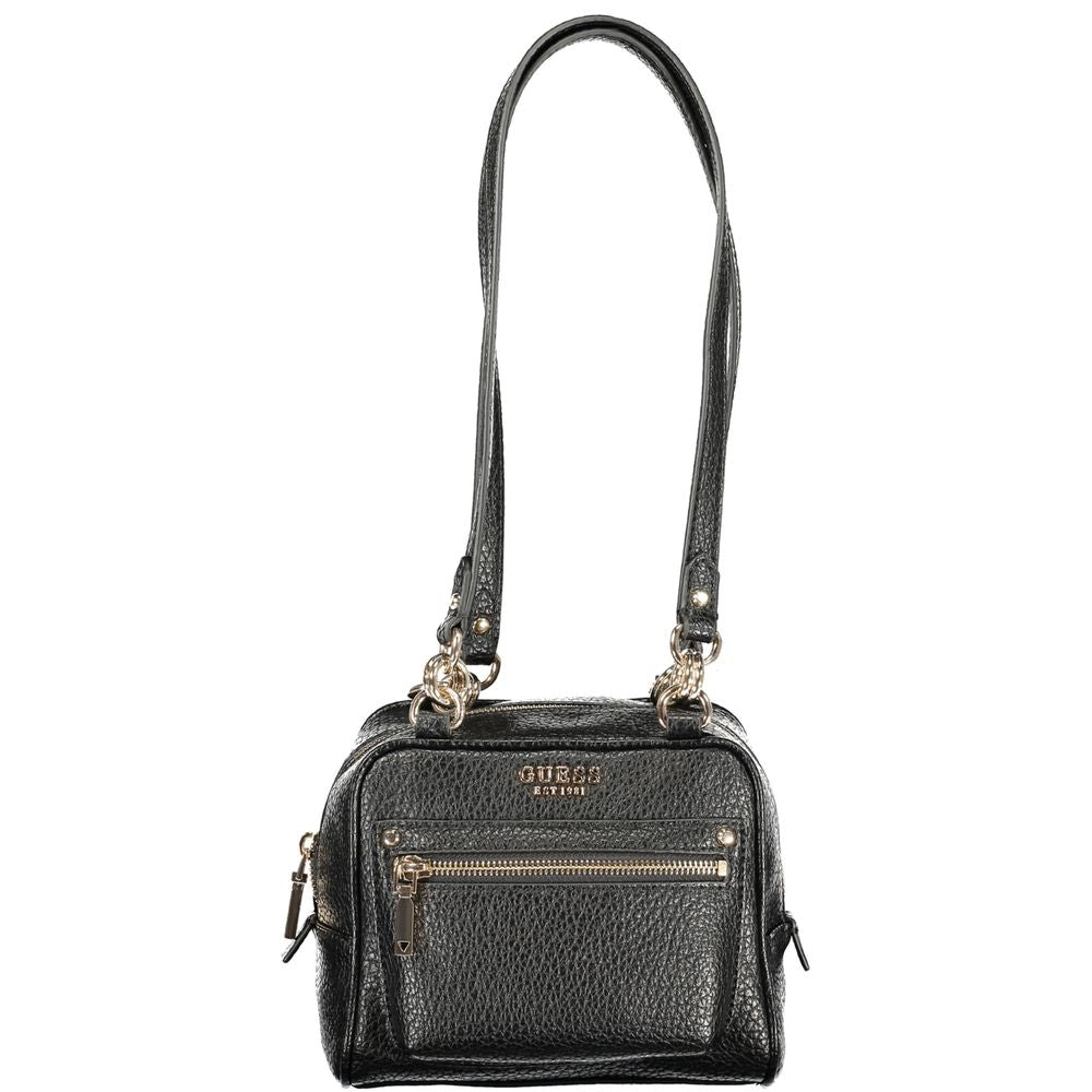 Guess Jeans Nero Polyurethane Women Handbag - Luxury Boutique Co