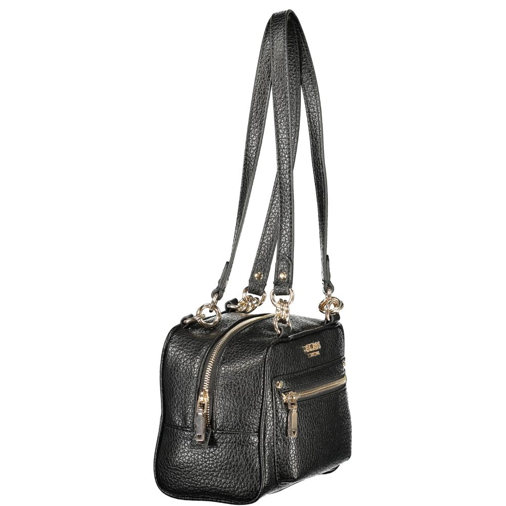 Guess Jeans Nero Polyurethane Women Handbag - Luxury Boutique Co