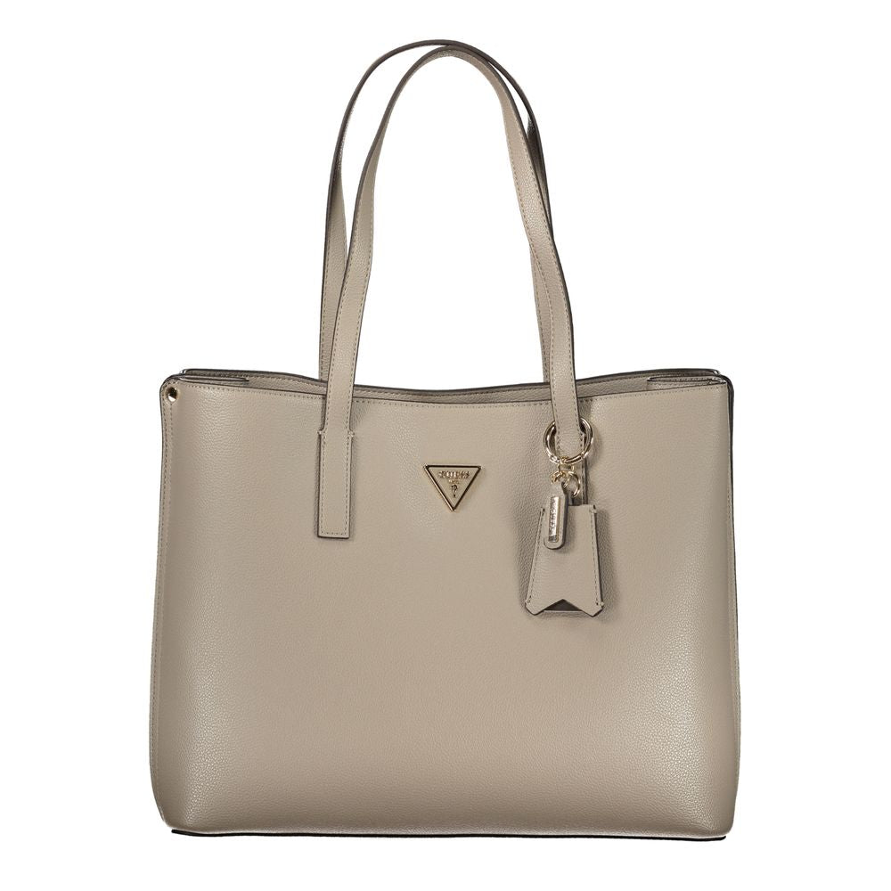 Guess Jeans Grigio Poliuretano Women's Handbag - Luxury Boutique Co