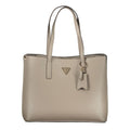 Guess Jeans Grigio Poliuretano Women's Handbag - Luxury Boutique Co