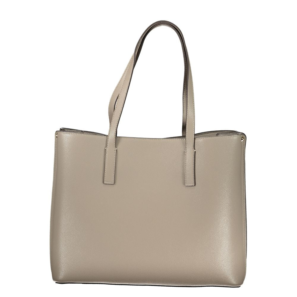 Guess Jeans Grigio Poliuretano Women's Handbag - Luxury Boutique Co