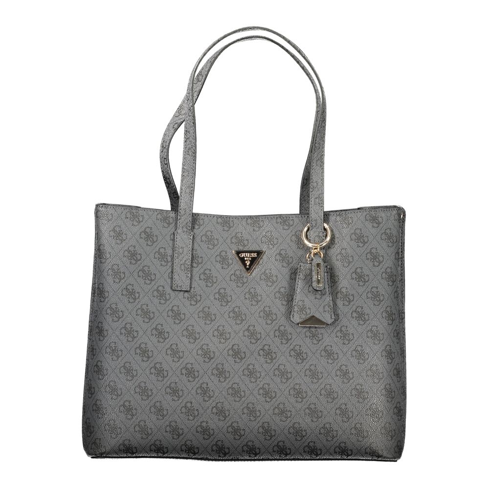 Guess Jeans "Nero Poliuretano Women's Handbag" - Luxury Boutique Co