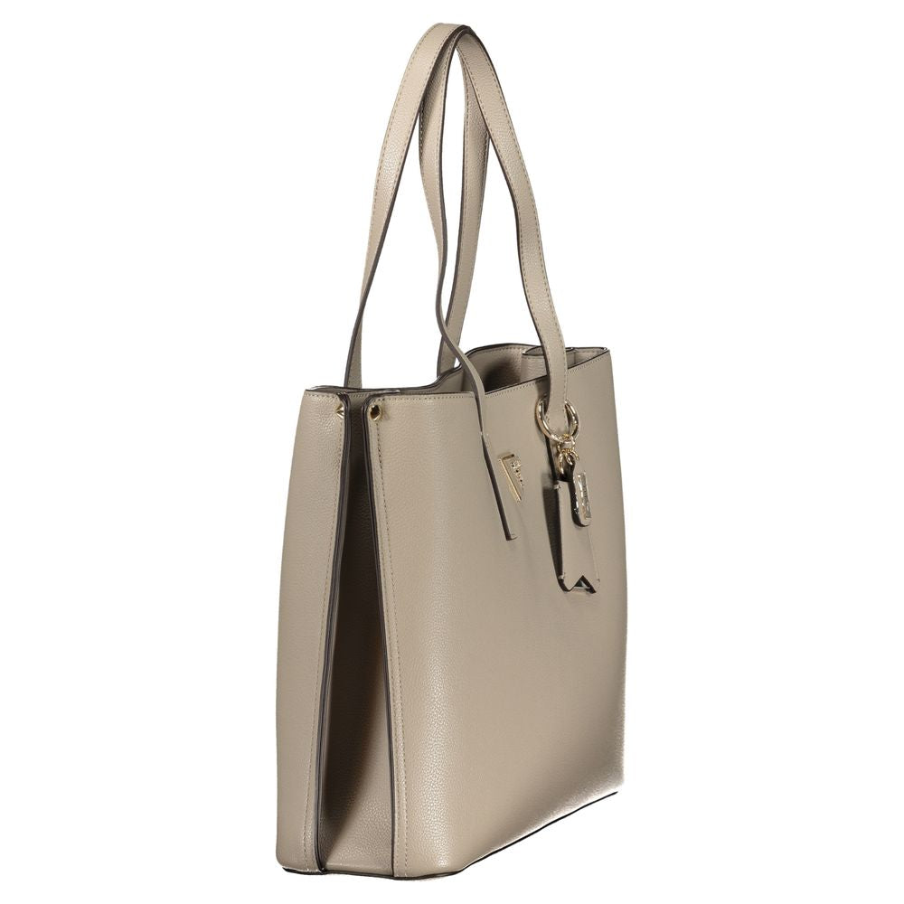 Guess Jeans Grigio Poliuretano Women's Handbag - Luxury Boutique Co